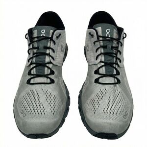 On Cloud X Men's Running Shoes Size 12 Grey Silver Lightweight Gym Trainers